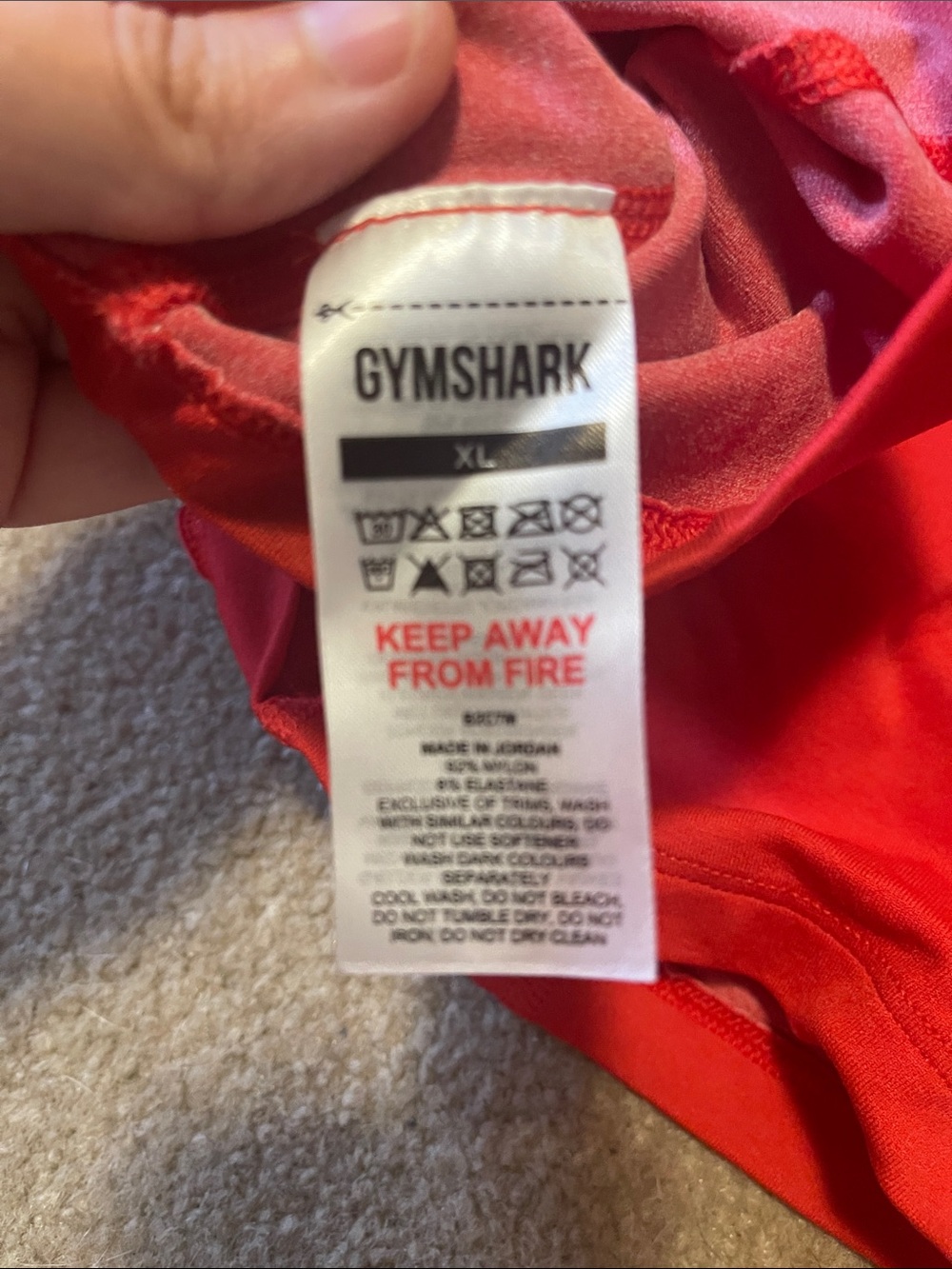 Gymshark women’s Red Seamless bootcut pant - Picture 2 of 2